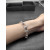 David Yurman Silver Madison Chain Single Diamond Bracelet, 21cm