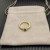 David Yurman Gold 2.8mm Petite Cable Blue Pav&Atilde;&copy; Diamond Ring