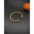 David Yurman 4mm Gold Light Green Diamond Bangle Bracelet