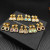 David Yurman Gold Purple Pav&Atilde;&copy; Square Cable Drop Earrings