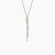 David Yurman Helena Y Necklace with Chain Silver and Gold