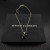 David Yurman Sterling Silver 11mm Four-Prong Black Diamond Necklace