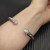 David Yurman 6.2mm Sterling Silver Engraved Cable Bangle Bracelet
