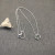 David Yurman 7mm Cable Twist Square Green Diamond Pendant Necklace, 1.5mm Chain, Length 45cm + 5cm