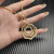 David Yurman Gold 38mm Serrated Stack Necklace