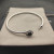 David Yurman 3mm Cable Classic Four-Point Black Diamond Cuff Bracelet