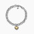 David Yurman Silver 4.5mm Heart Cable Bracelet