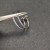 David Yurman Silver Cable Single Row Diamond Hoop Earrings
