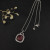 David Yurman 14mm Cushion-Cut Center Stone Necklace with Purple Pav&Atilde;&copy;