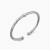 David Yurman 4mm Gold and Silver Rose Gold Single Bead Bracelet