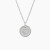 David Yurman Gold Diamond Initial C Disc Pendant Necklace