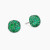 David Yurman 8mm Green Diamond Stud Earrings