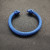 David Yurman 7mm Deep Blue Colorful Enamel Cuff Bracelet, Fits Wrist Size 16cm - 20cm