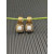 David Yurman Gold White Agate Square Cable Drop Earrings