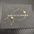 David Yurman Gold-Tone 13mm Pave Star Bracelet