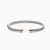David Yurman 4mm Round-Head Gold and Silver Cuff Bracelet