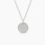 David Yurman Gold Diamond Initial H Disc Pendant Necklace
