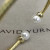 David Yurman 3mm Gold Cable Pearl Bracelet