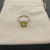 David Yurman Four-Prong Square Yellow Diamond Ring