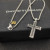 David Yurman Double Twist Cross Pendant Necklace with Black Diamonds, 3mm Cable Chain, Length 50cm + 5cm / 60cm + 5cm
