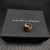 David Yurman Gold 14mm Square Red Pav&Atilde;&copy; Diamond Ring
