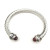 David Yurman 7mm Cable Bracelet with Rotating Red Pav&Atilde;&copy; End Caps