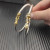 David Yurman 3mm Gold Hook Head Bracelet
