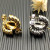 David Yurman 20.5x20mm Gold Cable Spiral Hoop Earrings