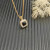 David Yurman Gold Square Black Diamond Pendant Necklace, 1.5mm Chain, Length 45cm + 5cm