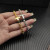 David Yurman Gold 5mm Box Chain Cross Bracelet