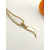 David Yurman Gold Peter&acirc;s Prong Green Diamond Necklace