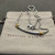 David Yurman Gold and Silver Bezel Smile Necklace, 2mm Chain, 45+5cm Adjustable Length