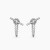 David Yurman Sterling Silver 38.2mm Petite Chain Link Earrings