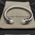 David Yurman 7mm Cable Cuff Bracelet with Rotating End Caps