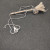 David Yurman 7mm Cable Twist Square Champagne Diamond Pendant Necklace, 1.5mm Chain, Length 45cm + 5cm