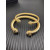 David Yurman 5mm Oval Cable Classic Diamond Cuff Bracelet