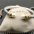 David Yurman 7mm Gold Pearl Head Gemstone Bracelet, Fits Wrist Sizes 16&acirc;20cm