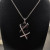 David Yurman Black Onyx Bezel Necklace, 3mm Chain, 50+5cm / 60+5cm Adjustable Length
