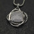 David Yurman 32mm Silver Pav&Atilde;&copy; Diamond Square Cable Necklace