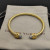 David Yurman Gold 4mm Pav&Atilde;&copy; Diamond Geometric Edge Bracelet, Fits Wrist Sizes 16&acirc;20cm