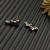 David Yurman Sterling Silver 15mm Ear Climber Stud Earrings