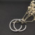 David Yurman Silver Large Cable Hoop Earrings