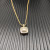 David Yurman Gold Pav&Atilde;&copy; Square Diamond Pendant Necklace, 1.5mm Chain, Length 45cm + 5cm