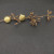 David Yurman Gold Tone 14mm Cable Spiral Stud Earrings