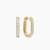 David Yurman Gold 24.3&Atilde;15.9mm Pav&Atilde;&copy; Hoop Earrings