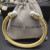 David Yurman 7mm Gold-Set Stone Pearl Cuff Bracelet