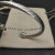 David Yurman 5mm Gold Cable Bracelet with Faceted Edge Design and Champagne Diamonds