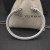 David Yurman 5mm Sterling Silver Cable Hook Cuff Bracelet with Diamond Accent