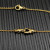 David Yurman Gold 16.2mm Small Link Pendant Necklace