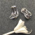 David Yurman Gold and Silver Multi-Strand Crossover Ear Cuff Earrings